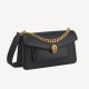 Bulgari SERPENTI EAST-WEST MAXI CHAIN SHOULDER BAG Black