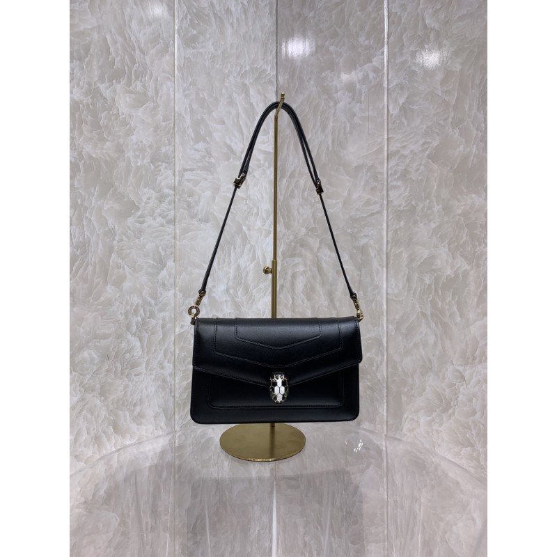 Bulgari EAST-WEST SHOULDER BAG Black