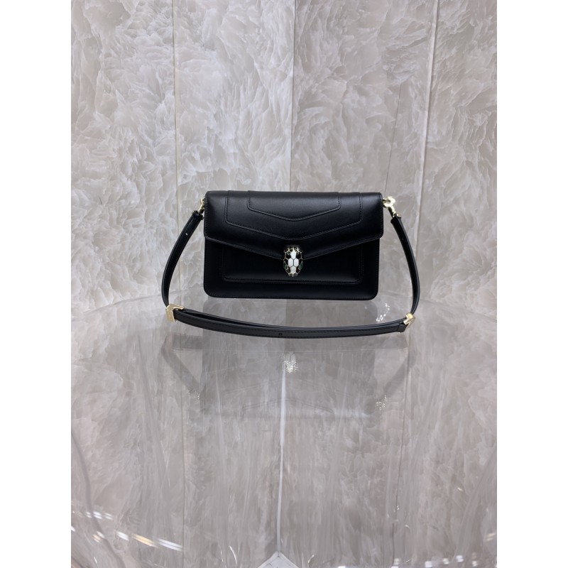 Bulgari EAST-WEST SHOULDER BAG Black