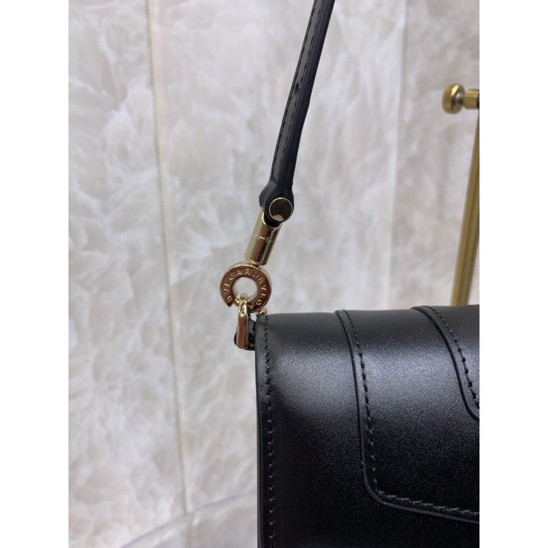 Bulgari EAST-WEST SHOULDER BAG Black