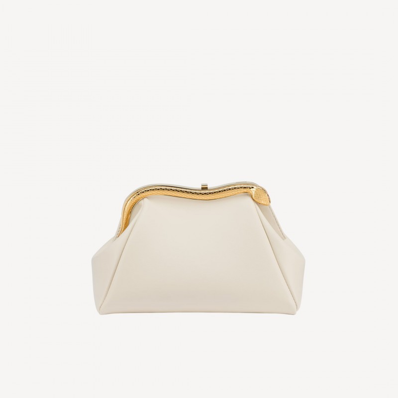 Bulgari SERPENTINE POUCH Ivory 19.5 x 14 x 10 cm