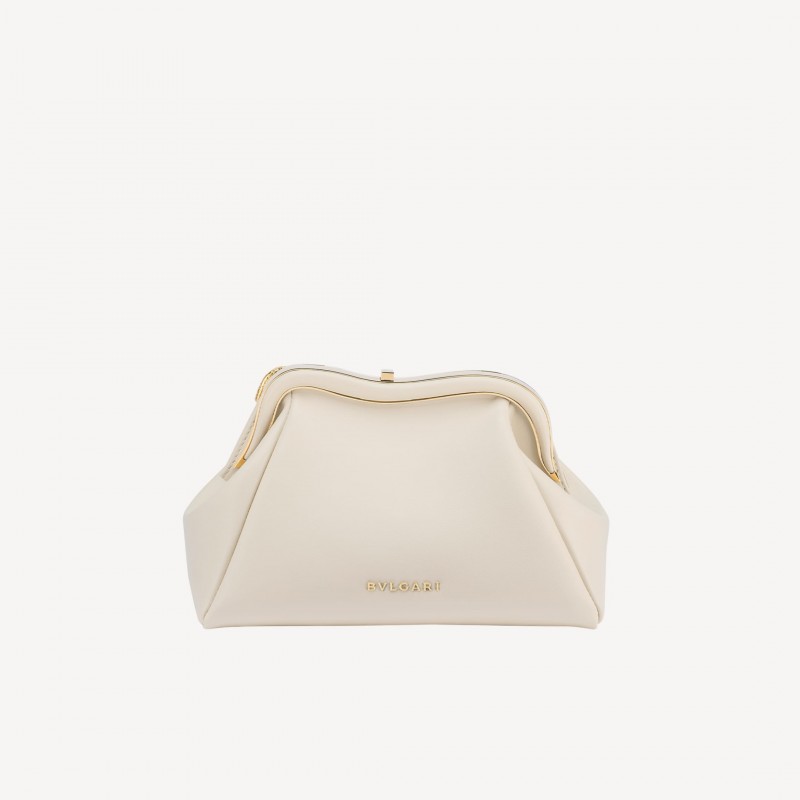 Bulgari SERPENTINE POUCH Ivory 19.5 x 14 x 10 cm