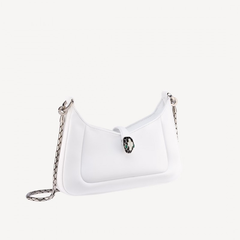 Bulgari SERPENTI BAIA SHOULDER BAG White