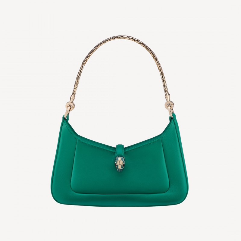 Bulgari SERPENTI BAIA SHOULDER BAG Green