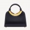 Bulgari BVLGARI ROMA SMALL TOP HANDLE BAG Black