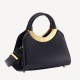 Bulgari BVLGARI ROMA SMALL TOP HANDLE BAG Black