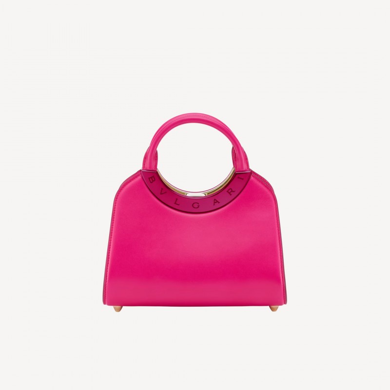 Bulgari BVLGARI ROMA SMALL TOP HANDLE BAG Pink