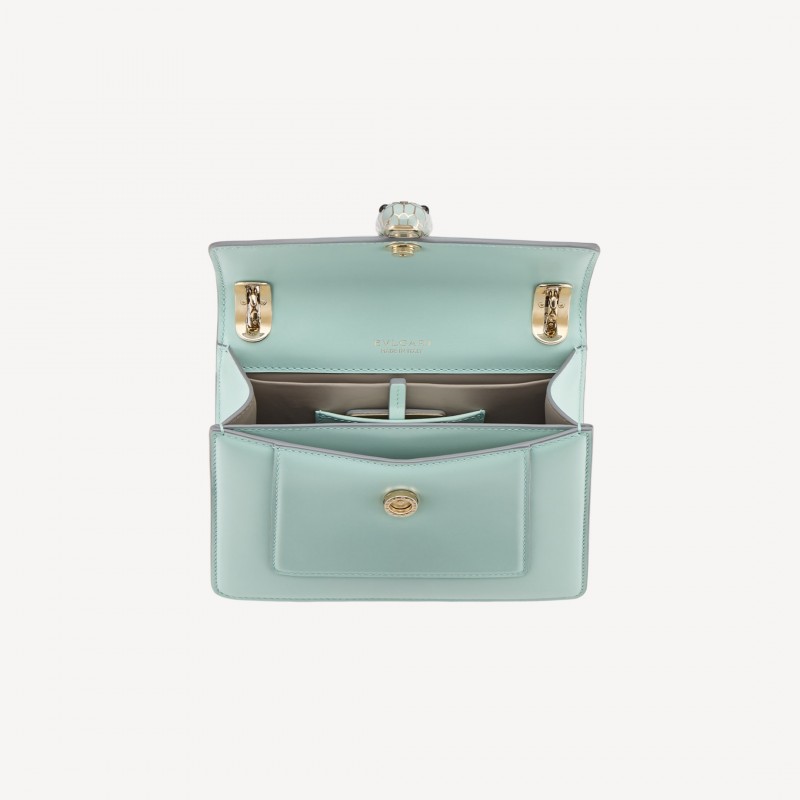 Bulgari SERPENTI FOREVER DAY-TO-NIGHT SHOULDER BAG Light Blue