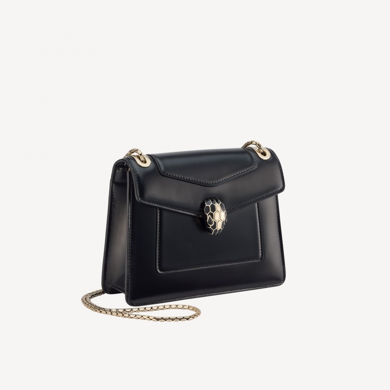 Bulgari SERPENTI FOREVER DAY-TO-NIGHT SHOULDER BAG Black