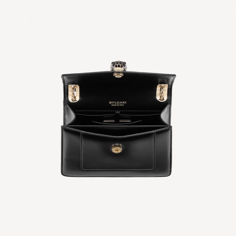 Bulgari SERPENTI FOREVER DAY-TO-NIGHT SHOULDER BAG Black