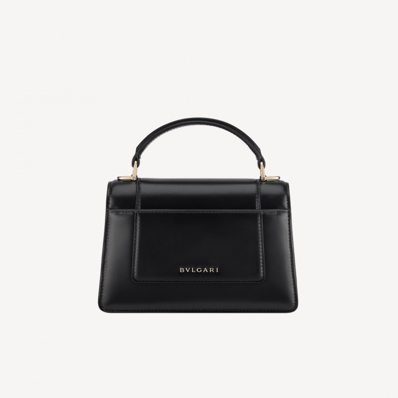 Bulgari SERPENTI FOREVER MINI TOP HANDLE BAG Black