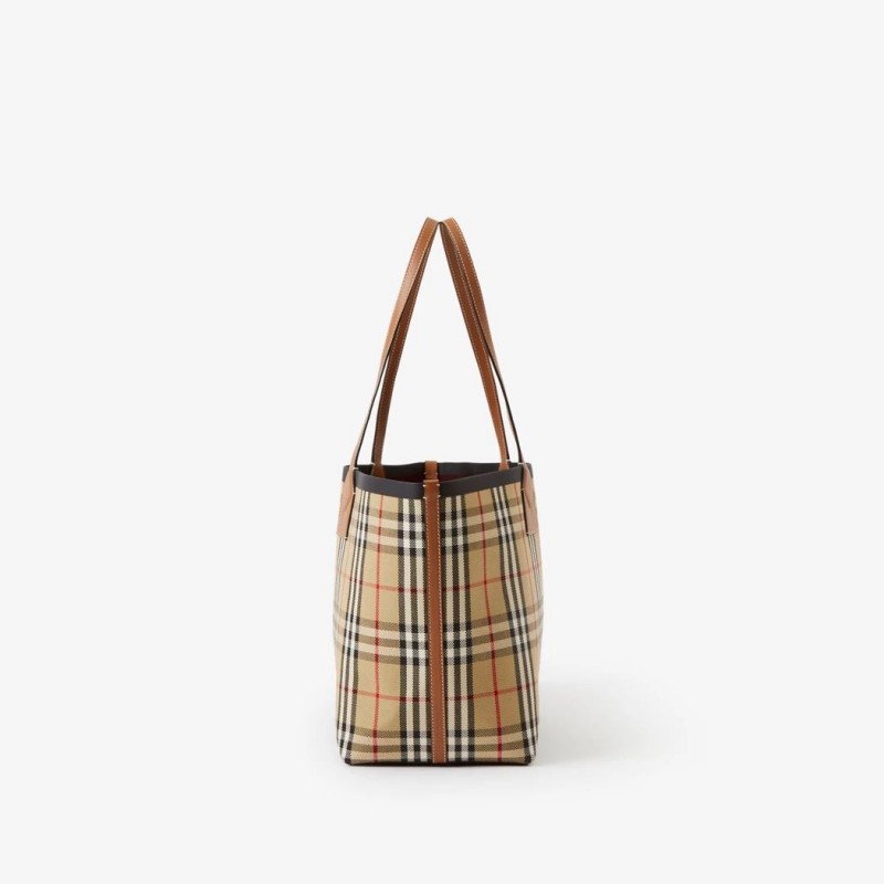 Burberry Medium London Tote Briar Brown/Black