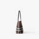 Burberry Medium Check Tote Dark Birch Brown