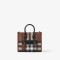 Burberry Mini Freya Tote Dark Birch Brown