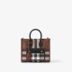 Burberry Mini Freya Tote Dark Birch Brown