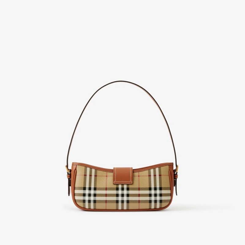 Burberry Check Sling Bag Archive Beige/Briar Brown