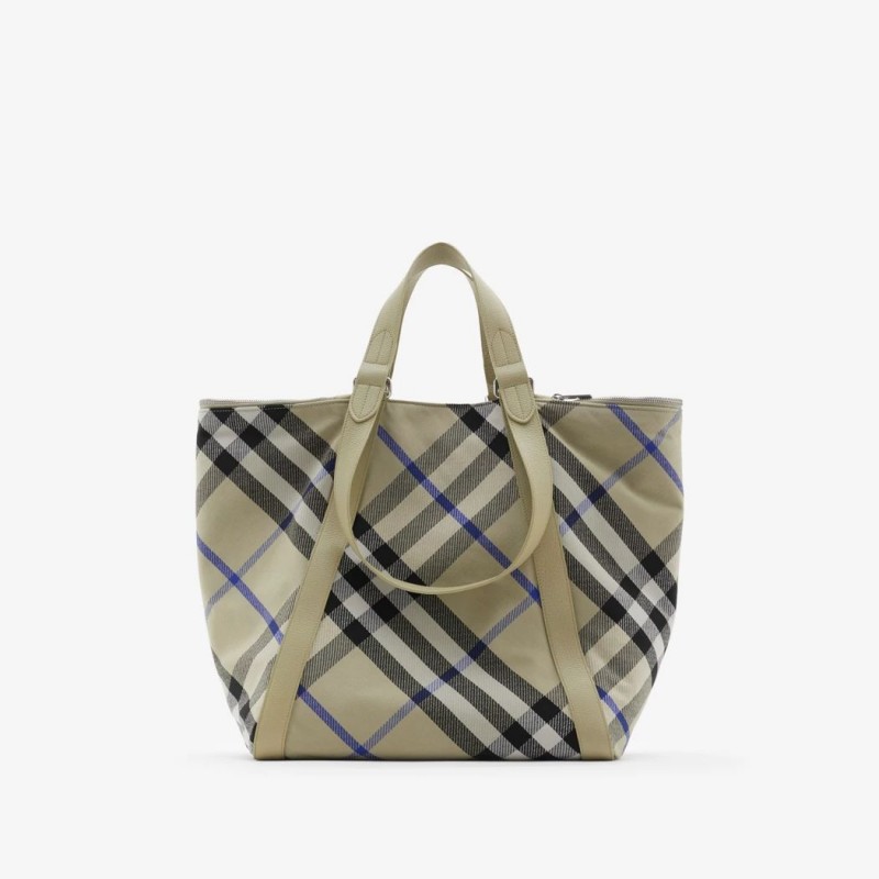 Burberry Medium Field Tote  Lichen