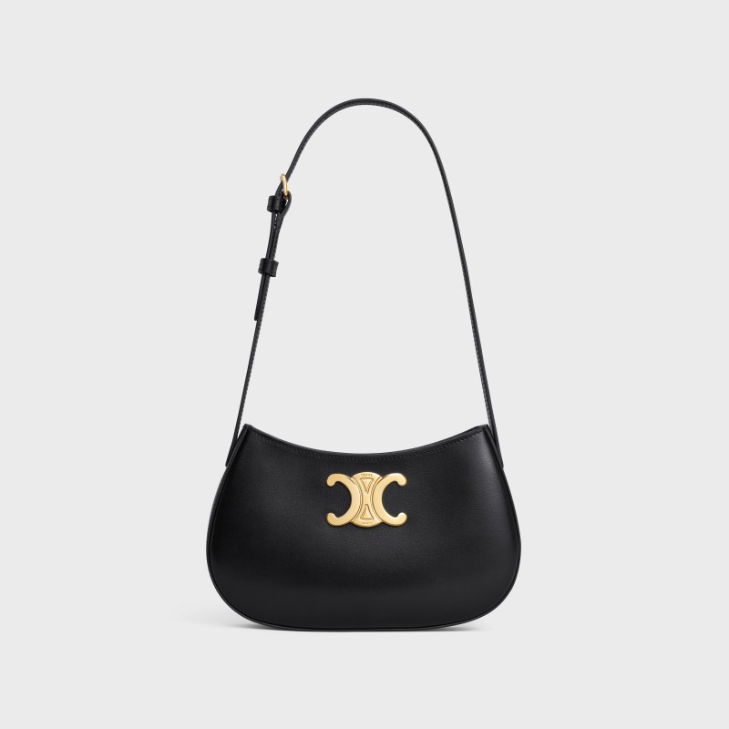 Celine MEDIUM TILLY BAG IN SHINY CALFSKIN BLACK