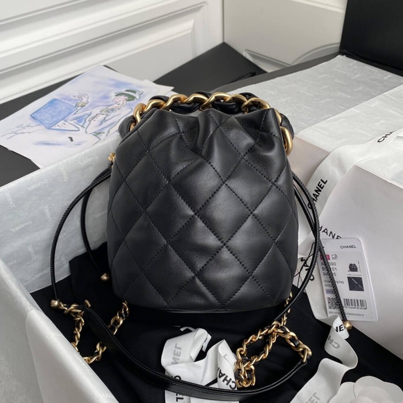 CHANEL Drawstring Bag