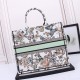 Large Christian Dior Butterfly Book Tote