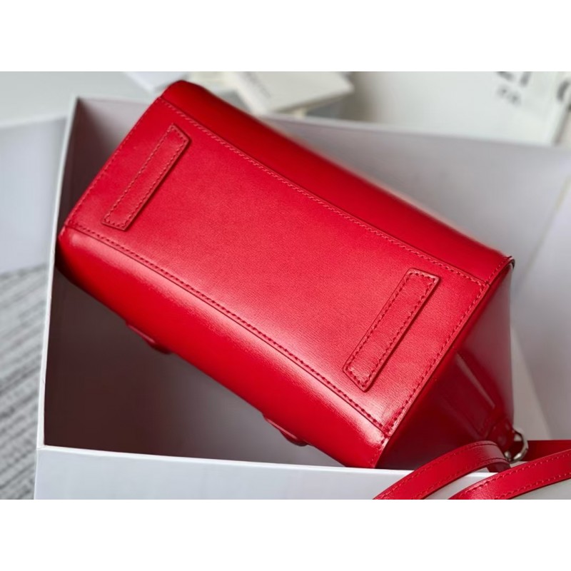 Mini Antigona Lock bag in box leather