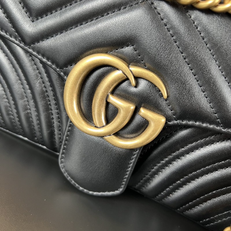 Gucci GG MARMONT SMALL MATELASSÉ SHOULDER BAG 443497 DTDIT 1000