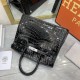 Birkin 30 Crocodile Black