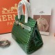 Birkin 30 Crocodile Green