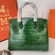 Birkin 30 Crocodile Green