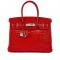 Birkin 30 Crocodile red Bag