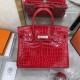 Birkin 30 Crocodile red Bag