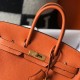 Birkin 30 Poppy Orange Bag