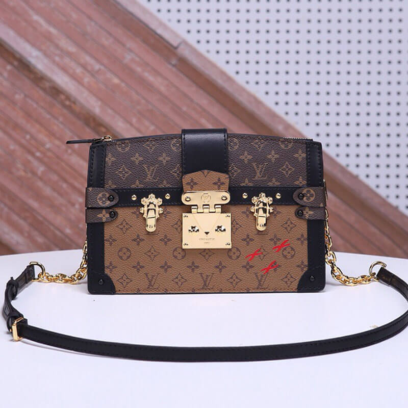 Louis Vuitton LV Trunk Clutch Handbag