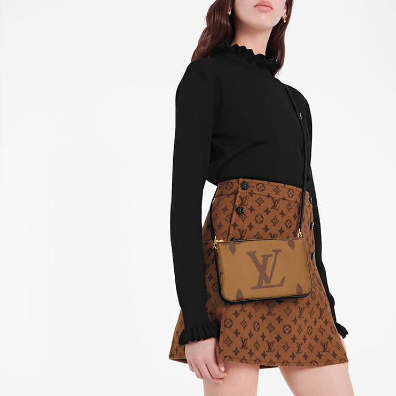 Louis Vuitton LV Double Zip Pochette