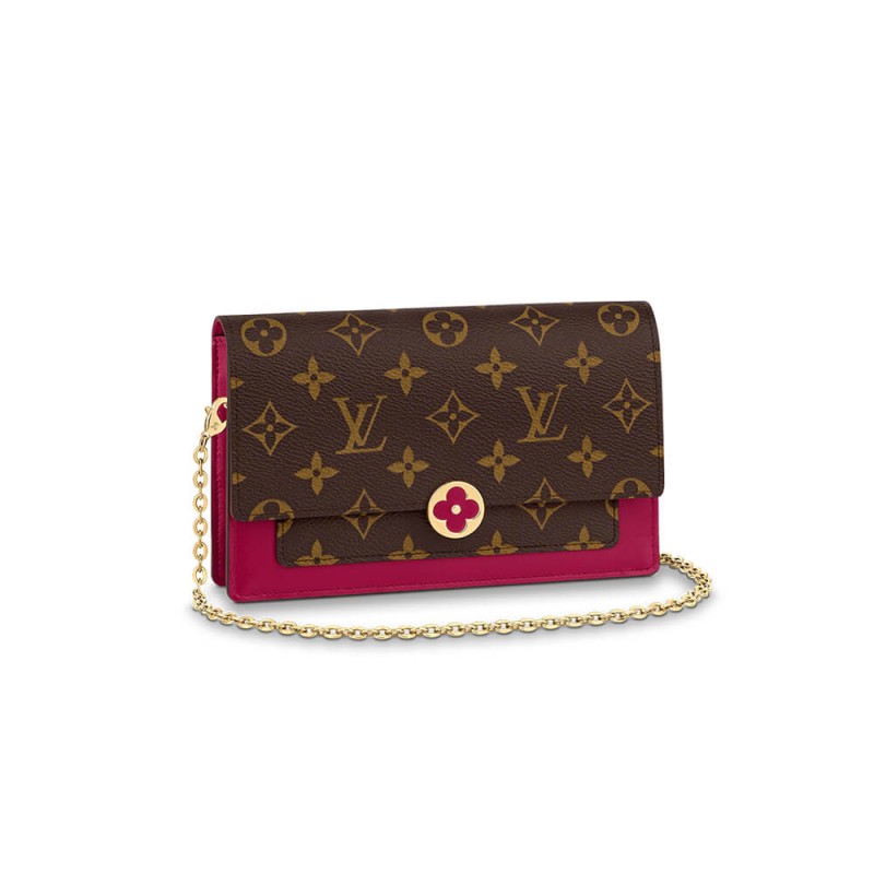 Louis Vuitton Louis Vuitton FLORE CHAIN WALLET