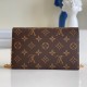 Louis Vuitton Louis Vuitton FLORE CHAIN WALLET