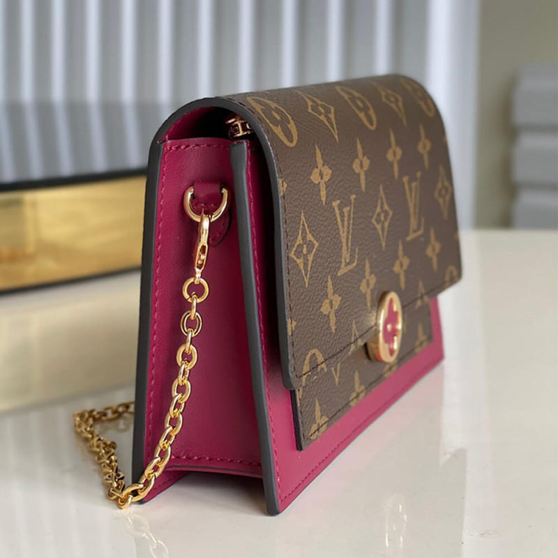 Louis Vuitton Louis Vuitton FLORE CHAIN WALLET