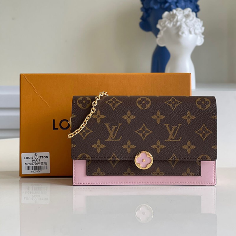 Louis Vuitton Louis Vuitton FLORE CHAIN WALLET