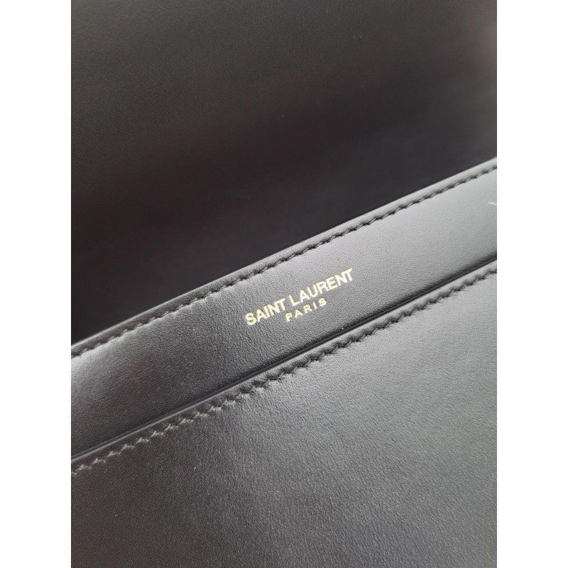 YSL Saint Laurent Le Maillon Shoulder Bag Leather Medium