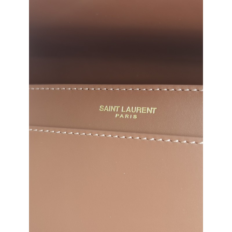 YSL Saint Laurent Le Maillon Shoulder Bag Leather Medium